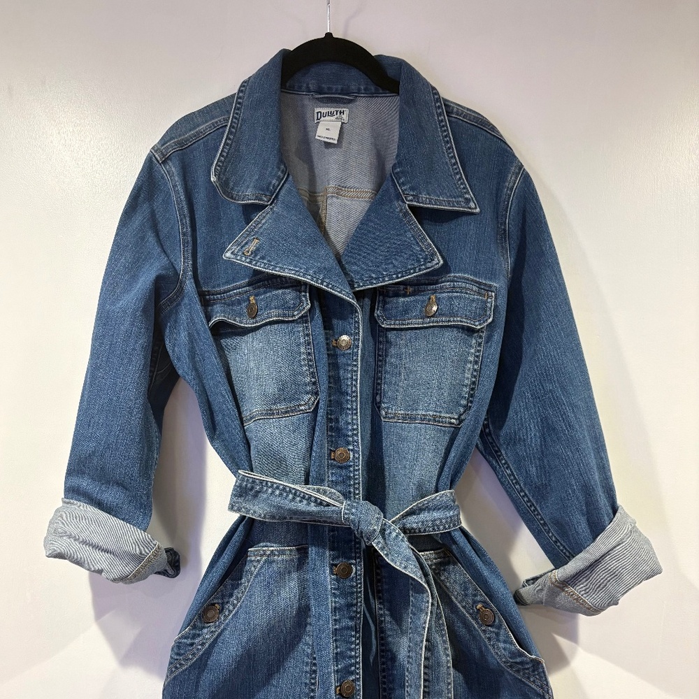 Deluth Trading Co. Daily Denim Trench Jacket